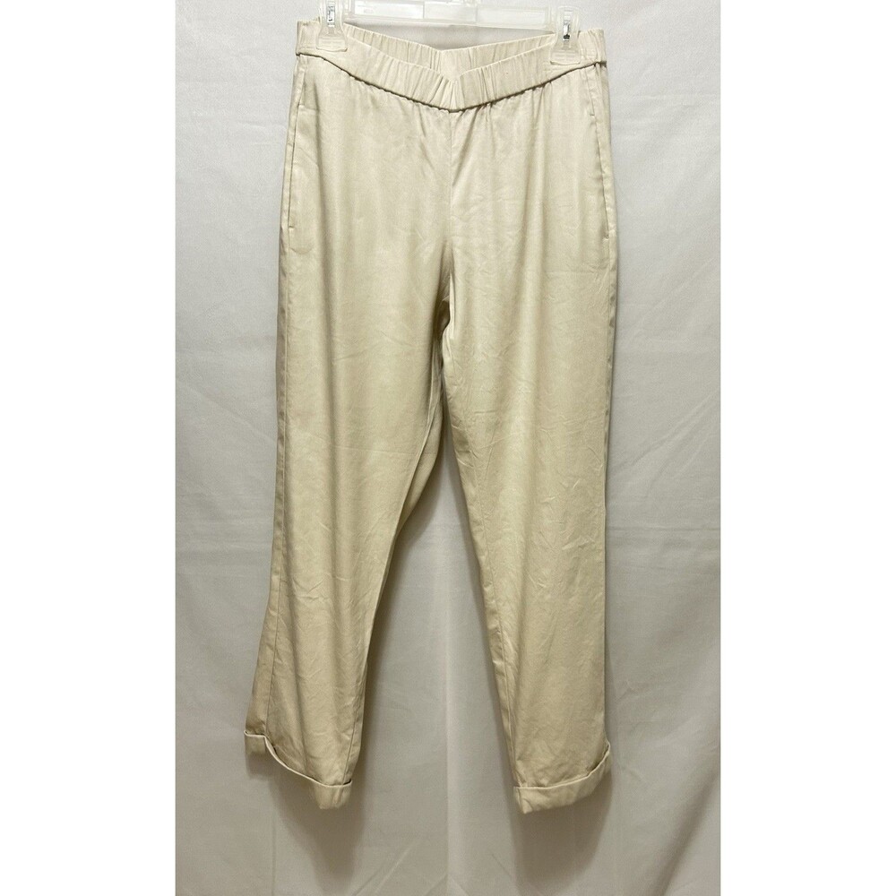 J. Jill Womens Small Petite Linen Stretch‎ Pants Beach Vacation Relax